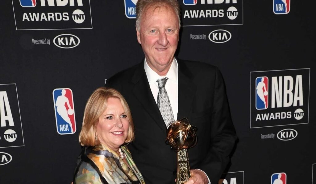 larry bird wife and family
