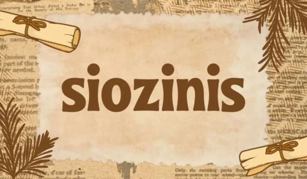 Siozinis